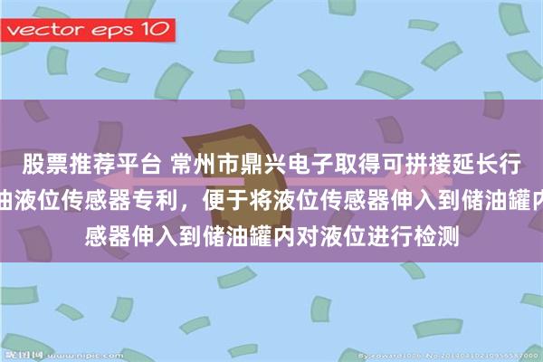 股票推荐平台 常州市鼎兴电子取得可拼接延长行程的干簧管式燃油液位传感器专利，便于将液位传感器伸入到储油罐内对液位进行检测